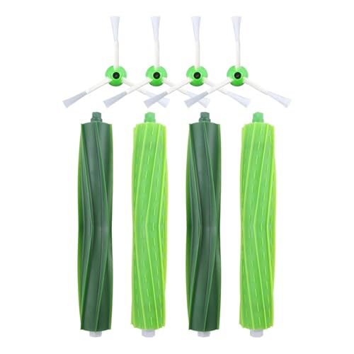 VNJUGF Gummi-Rollenbürstenserie, E5 E6 I7 I1 I1 I2 I3 I3+ I4 I4 I8 Roboter-Staubsauger-Rollenbürstenteile wanglan(Army green) von AYRTEGI