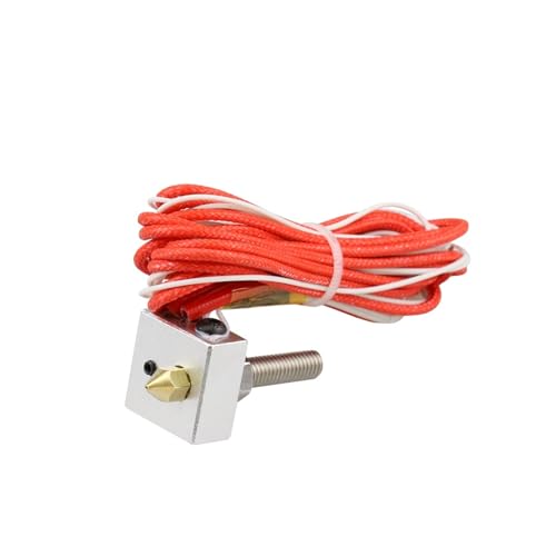 VNJUGF MK7 MK8 0,4mm Düse Extruder Throat 12V 24V 40W Heizung Thermistor Aluminium Block 3D Drucker wanglan(12V,30mm Throat) von AYRTEGI