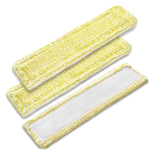 VNJUGF Mikrofaser-Wischpad WV2 WV5 WV6 Premium Fenstersauger, Ersatzpads Fensterreiniger wanglan(Yellow-3PCS) von AYRTEGI
