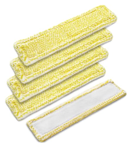 VNJUGF Mikrofaser-Wischpad WV2 WV5 WV6 Premium Fenstersauger, Ersatzpads Fensterreiniger wanglan(Yellow-5PCS) von AYRTEGI