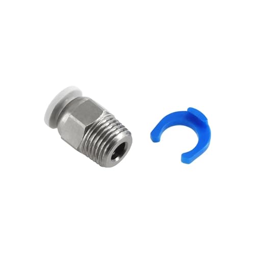 VNJUGF Pneumatische Armaturen Anschluss Gerade Luft 3D Drucker Kupfer 3 MK8 CR10 Extruder PC4-01 Perforierte Pneumatische Anschluss wanglan von AYRTEGI