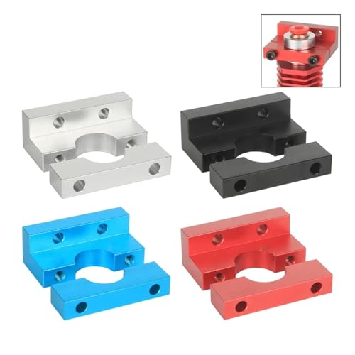 VNJUGF V6 Hotend Block V6 BP6 Extruder Halter Montage Halterung 3D Drucker Teile 3 CR10 Serie wanglan(rot) von AYRTEGI