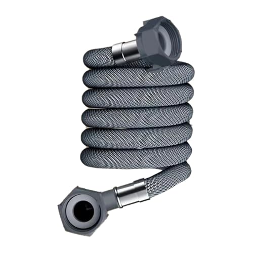 VNJUGF W8KC Waschmaschinen-Zulaufschlauch, flexibler Geschirrspülerschlauch, Verlängerungsschlauch, gewellter Zulaufrohrdichtung, Waschmaschinenschlauch wanglan(For 3m) von AYRTEGI