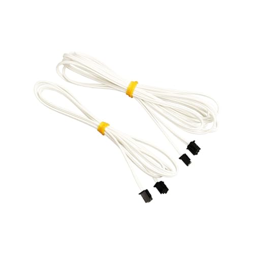 VNJUGF XCR3D 2PCS1M und 2M XH2.54 2PIN-Verbindungsleitung 3D-Druckteile Weiß Temperaturbeständiges flexibles Kabel wanglan(1M 2PCS) von AYRTEGI