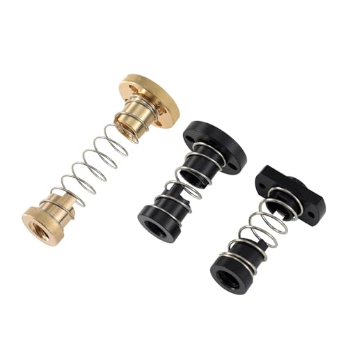 VNJUGF XCR3D 8 mm TR8 – 4 2 Leitspindel, trapezförmig, spielfrei, Ersatzteile for 3D-Drucker wanglan(Brass round 4mm,1pc) von AYRTEGI