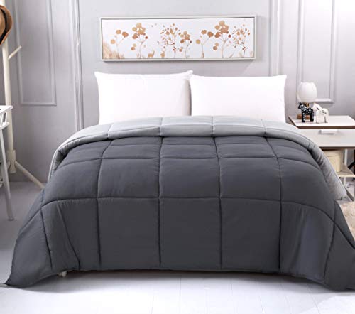 AYSW Ganzjahresdecke Steppdecke 220x240 cm, antiallergisch für Allergiker 100% Microfaser Öko Tex Standard Leichte Sommerdecke 180GSM Double Face Grau/Rauch AYSW Ganzjahresdecke Steppdecke 220x240 cm, antiallergisch für Allergiker 100% Microfaser Öko Tex Standard Leichte Sommerdecke 180GSM Double Face Grau/Rauch von AYSW