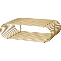 AYTM - Curva Wandregal, 40,4 x 12 cm, gold von AYTM