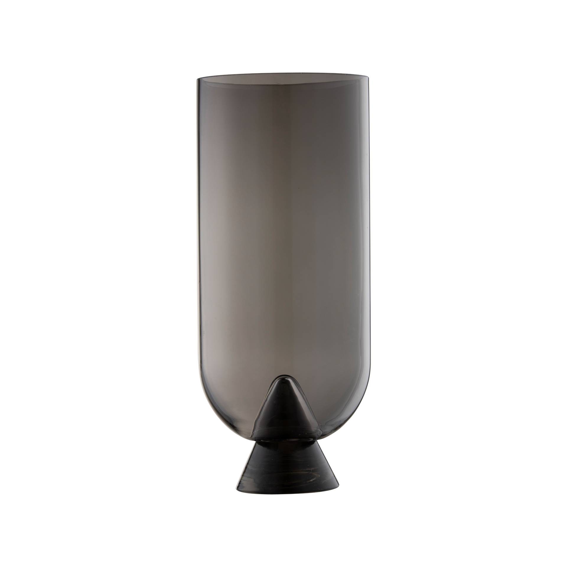 AYTM - Glacies Vase Ø 12,6cm - schwarz/H 29cm x Ø 12,6cm von AYTM