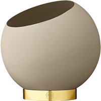 AYTM - Globe Blumentopf, Ø 37 x H 32,3 cm, taupe von AYTM