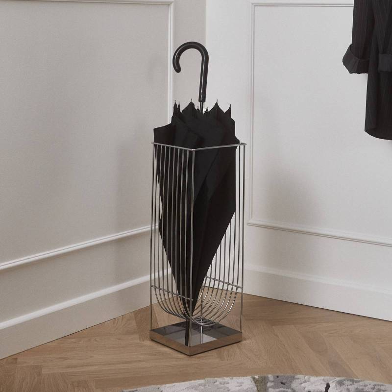AYTM Regenschirmständer Curva, silber, Höhe 56 cm, Stahl von AYTM