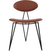 AYTM - Semper Dining Chair, schwarz / cognac von AYTM