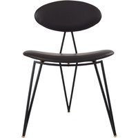 AYTM - Semper Dining Chair, schwarz / java braun von AYTM