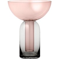 AYTM - Torus Vase, schwarz / rose von AYTM
