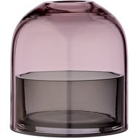 AYTM - Tota Teelichthalter, schwarz / rose von AYTM