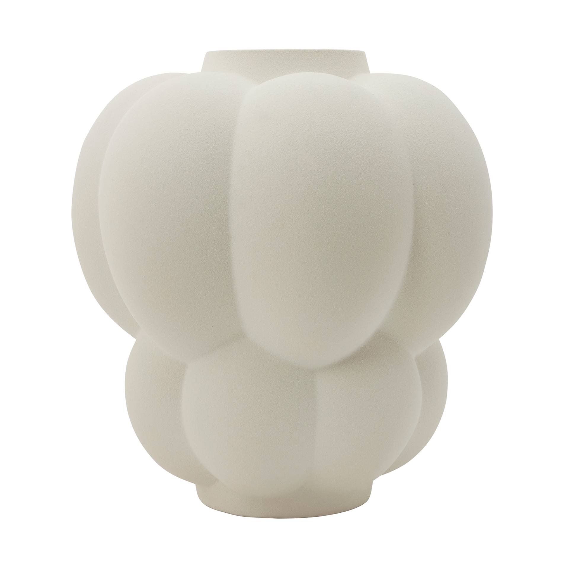 AYTM - UVA Vase Ø 32cm - creme/H 35cm x Ø 32cm von AYTM