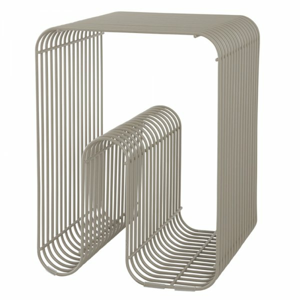 Aytm Curva Stool Hocker Regal Zeitungsablage Sitzhocker Design Sitz Taupe Stahl B-Ware Aytm Curva Stool Hocker Regal Zeitungsablage Sitzhocker Design Sitz Taupe Stahl B-Ware von AYTM
