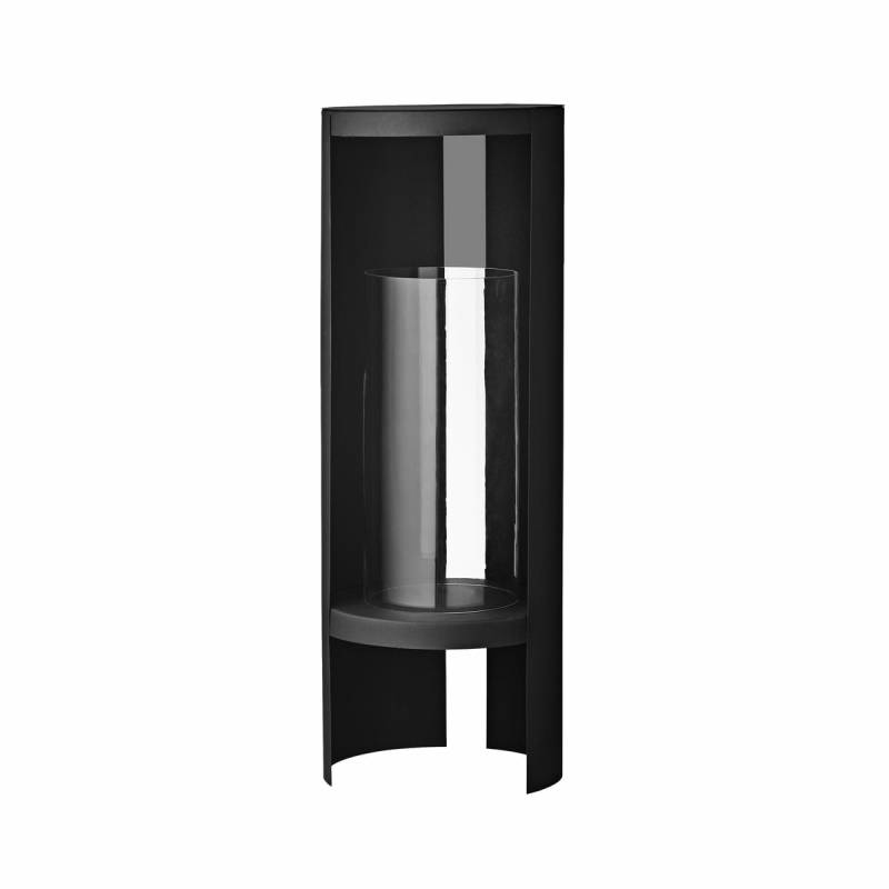 Aytm Ora Windlicht Laterne Kerzenhalter Für Drinnen Und Draußen H734cm Schwarz B-Ware von AYTM