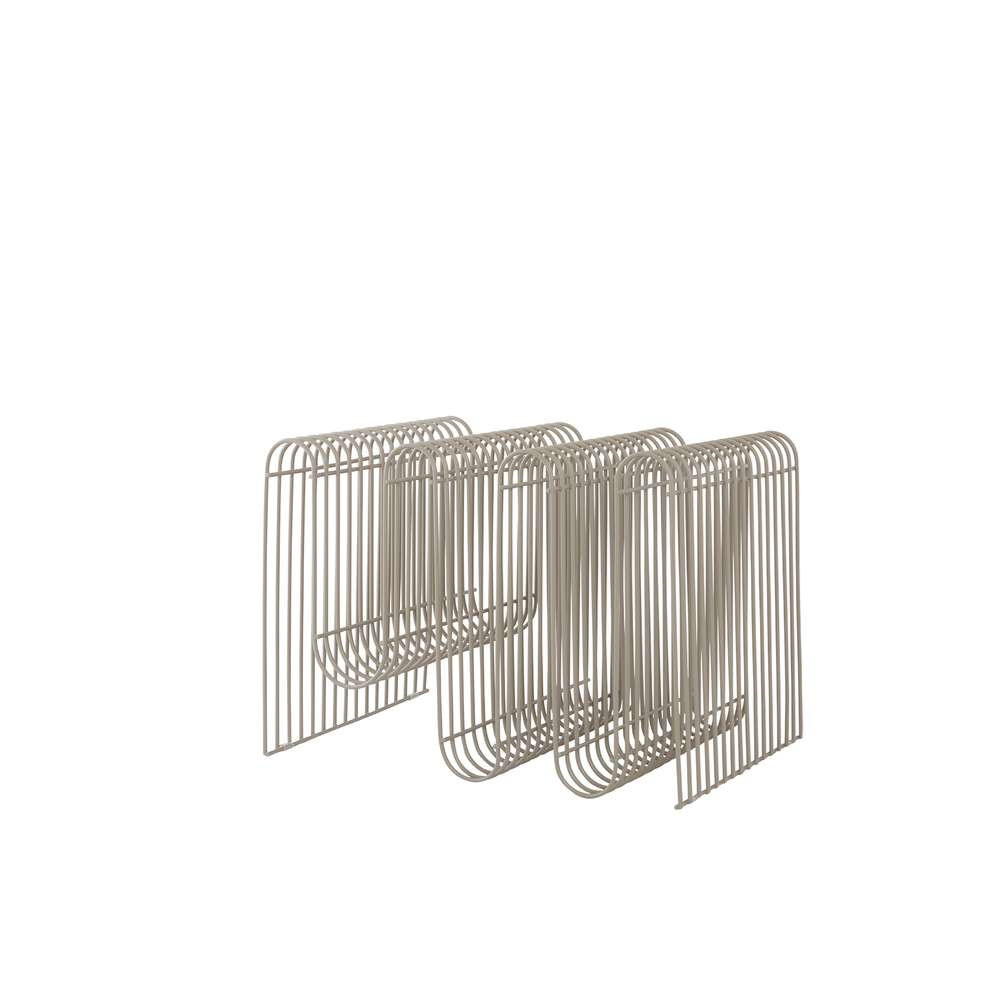 AYTM - Curva Magazine Holder Taupe von AYTM