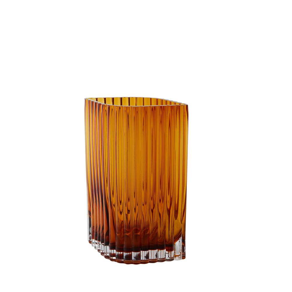 AYTM - Folium Vase H25 Amber von AYTM