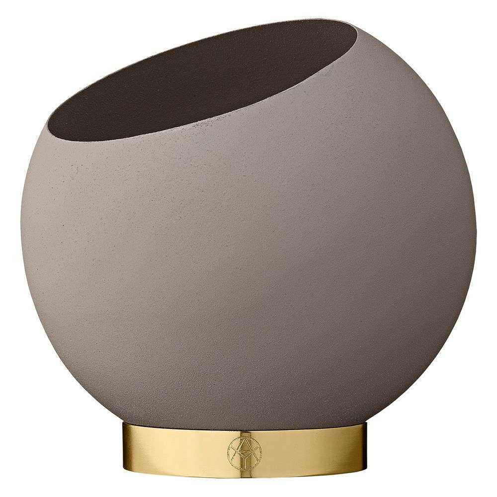 AYTM - Globe Flower Pot Ø17 Taupe von AYTM