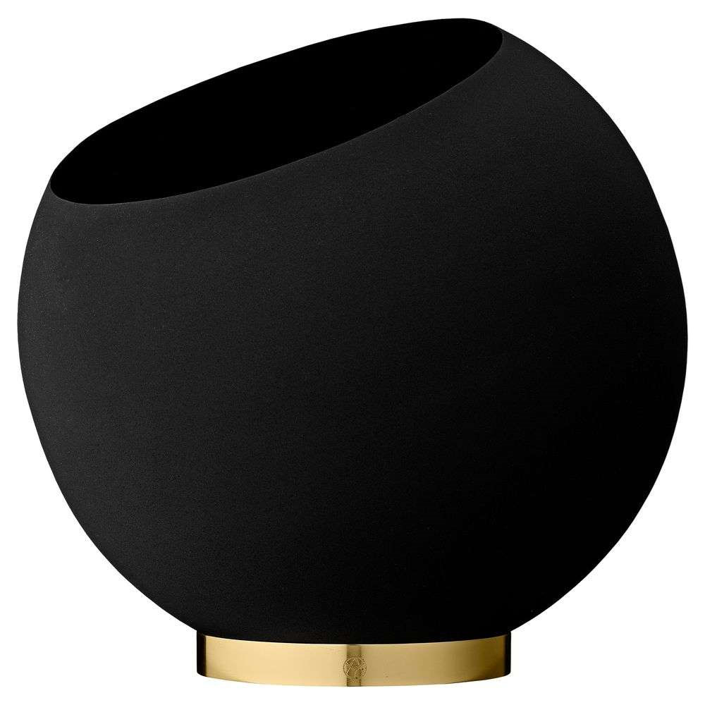 AYTM - Globe Flower Pot Ø37 Black von AYTM