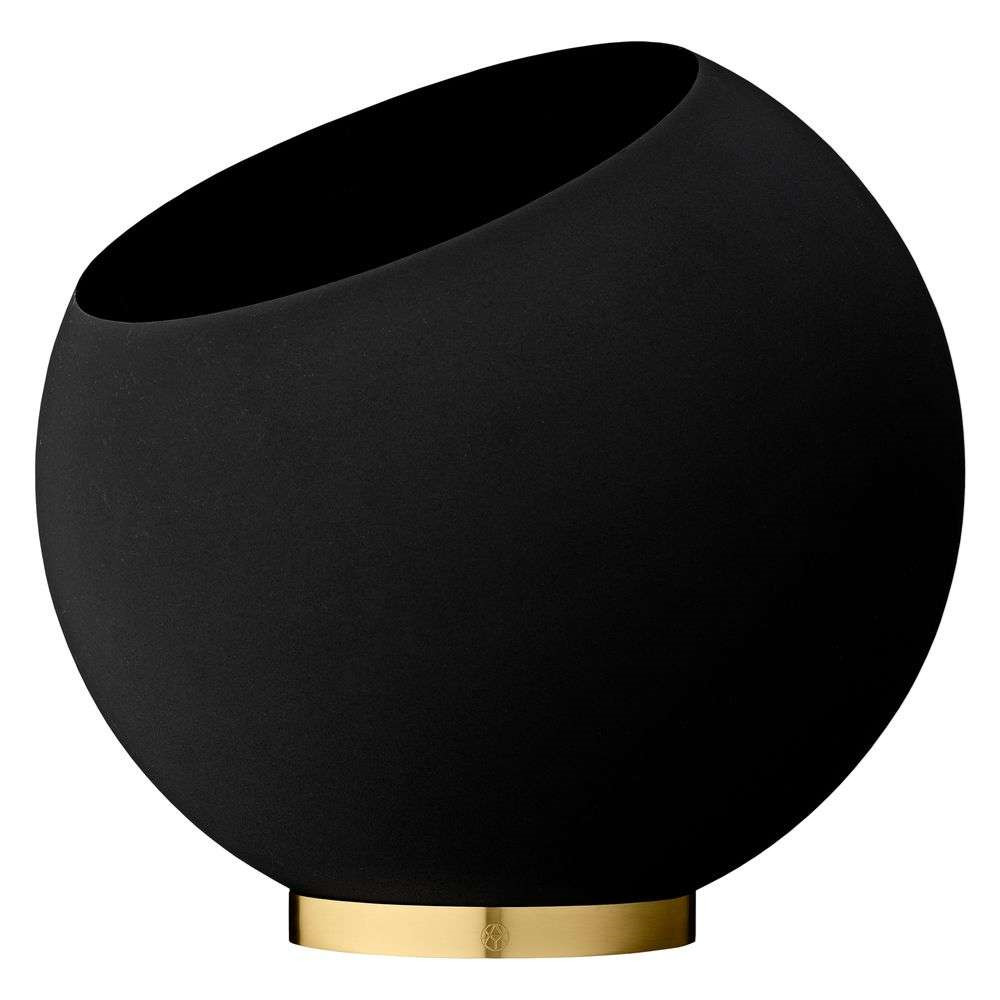 AYTM - Globe Flower Pot Ø43 Black von AYTM