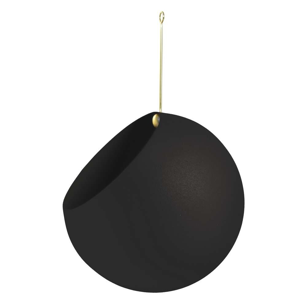 AYTM - Globe Hanging Flowerpot Ø21 Black von AYTM