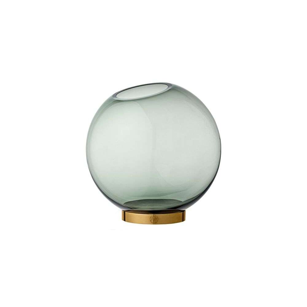 AYTM - Globe vase w. stand Ø10 Forest/Gold AYTM von AYTM