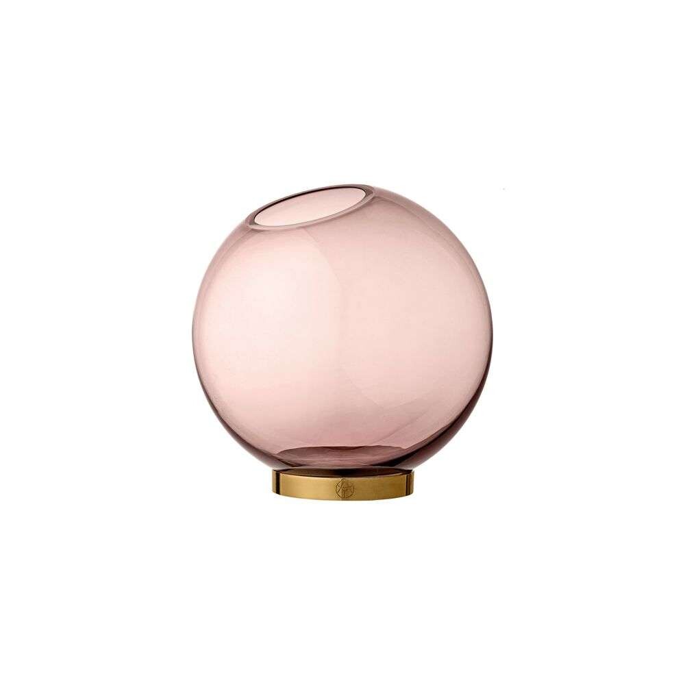 AYTM - Globe vase w. stand Ø10 Rose/Gold AYTM von AYTM