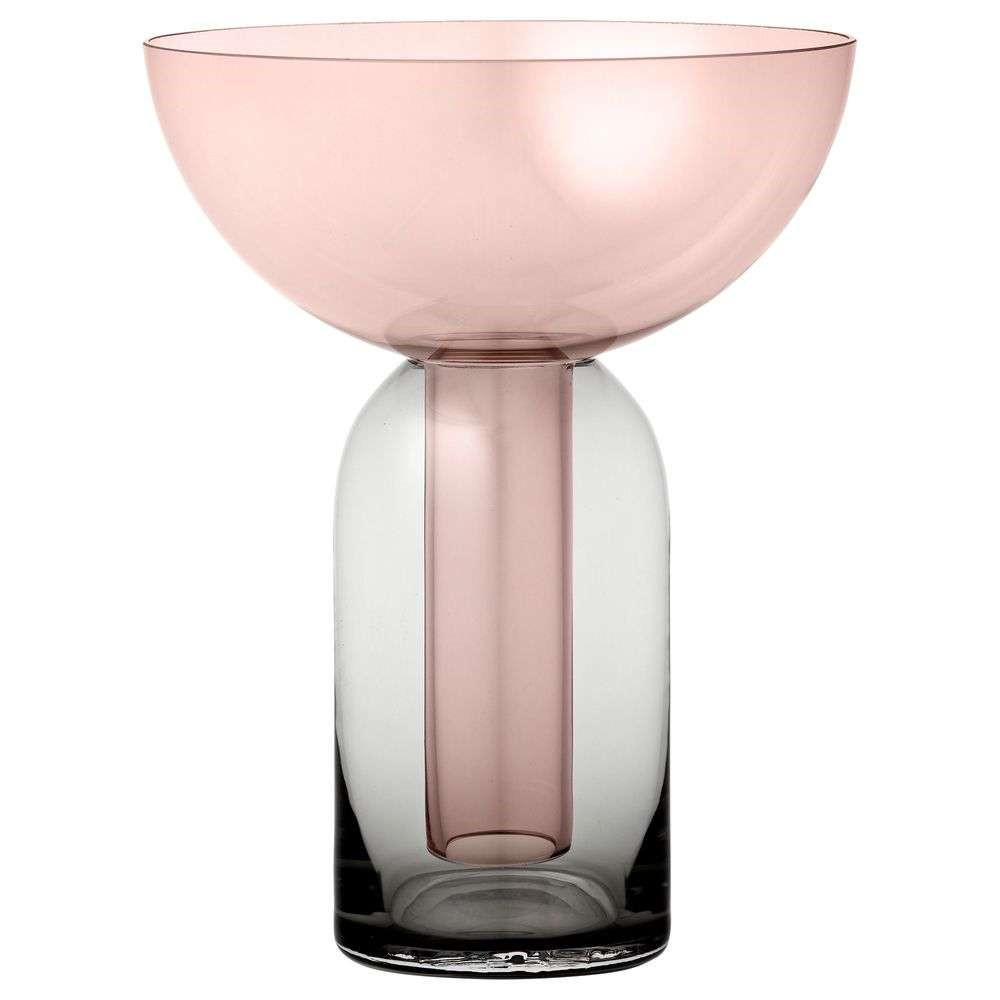 AYTM - Torus Vase Ø15 Black/Rose von AYTM