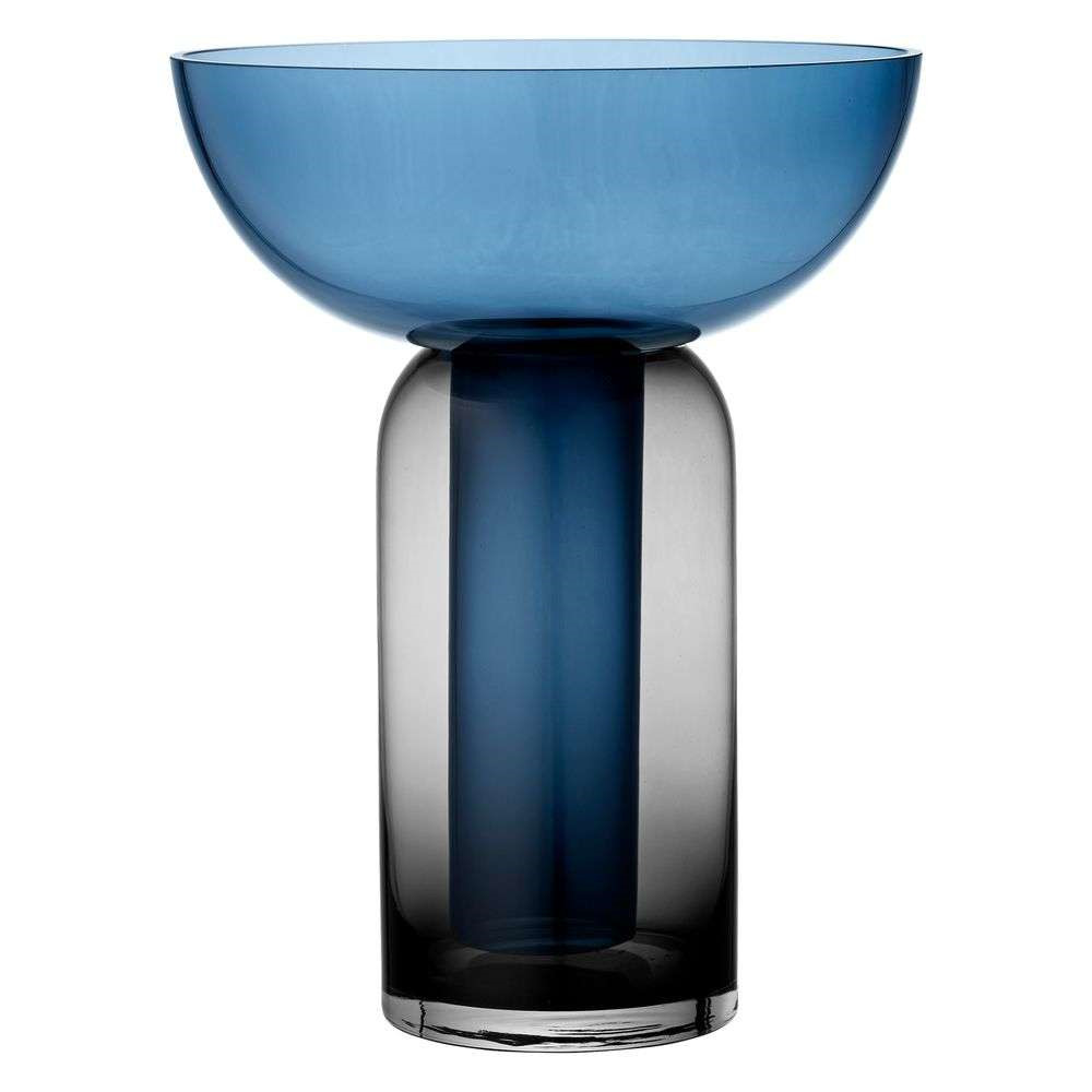 AYTM - Torus Vase Ø25 Black/Navy von AYTM