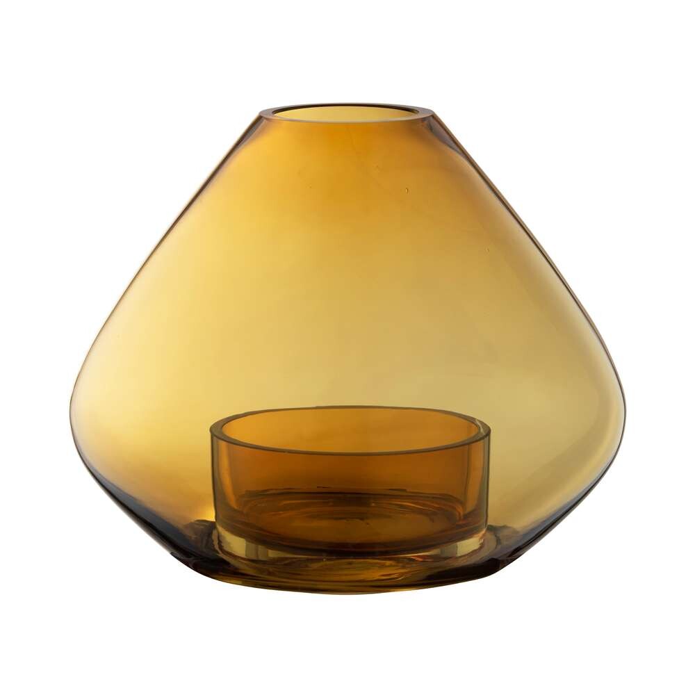 AYTM - Uno Lantern/Vase H21 Amber von AYTM