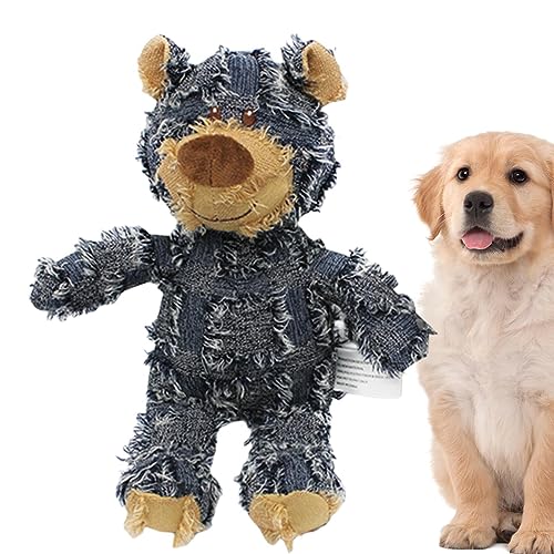 Plush Dog Bulk, 0.87 Inch Crinkle Dog Chew Toy, Bear Plush Chew Toy, Comfortable Chew Toy for Dog, Squeaky Plush Toy for Dogs, Cats and Other Small Animals von AYUMN