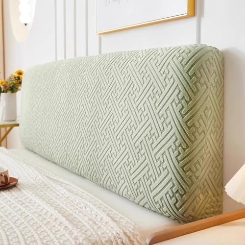 AYUOEODM Kopfteilbezug Bett 180/140/160/200 Bett Kopfteil Bezug Bettkopfteil Hussen Strecken Jacquard All-Inclusive Staubdichte Kopfbedeckungen Bett Kopfteil Abdeckung(#36,180cm) von AYUOEODM