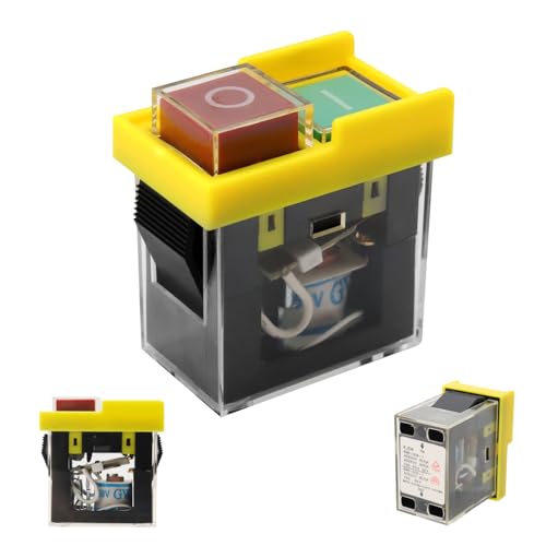 250V 6A KJD6 Sicherheitsschalter Universal AYWHP Notausschalter Elektromagnetischer Schalter Wasserdicht motorschutzschalter IP55 Magnetisch Not Aus Schalter von AYWHP