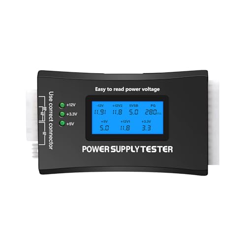 ATX Netzteil Tester für PC AYWHP Netzteil Tester für PC 4/6/8 Pin digitaler LCD Bildschirm Power Supply Tester für ATX/ITX/IDE/HDD/SATA/BYI-Anschlüsse LCD Computer Netzteiltester ATX Netzteil Tester für PC AYWHP Netzteil Tester für PC 4/6/8 Pin digitaler LCD Bildschirm Power Supply Tester für ATX/ITX/IDE/HDD/SATA/BYI-Anschlüsse LCD Computer Netzteiltester von AYWHP