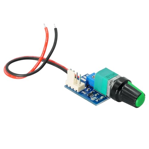 AYWHP 1 PCS PWM Fan Speed Controller,2 Pin Ports,DC 0-12V 1 Draht 4P PC CPU 1 Kanäle Lüfter Fan Speed Controller regler schalter PWM lüftersteuerung für PC Gehäuse von AYWHP