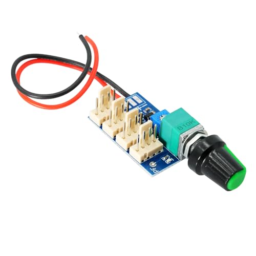 AYWHP 1 PCS PWM Fan Speed Controller,2 Pin Ports,DC 0-12V 4 Draht 4P PC CPU 4 Kanäle Lüfter Fan Speed Controller regler schalter PWM lüftersteuerung für PC Gehäuse von AYWHP