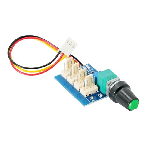 AYWHP 1 PCS PWM Fan Speed Controller,3 Pin Ports,DC 0-12V 4 Draht 4P PC CPU 4 Kanäle Lüfter Fan Speed Controller regler schalter PWM lüftersteuerung für PC Gehäuse von AYWHP