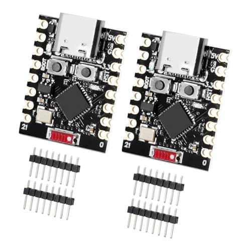 AYWHP ESP32-C3 Entwicklungsboard, WiFi und Bluetooth 5.0 ESP32 Entwicklungsboard mit RISC-V 32-Bit Single-Core Prozessor 160MHz 400KB SRAM und 4MB Flash kompatibel mit Arduino IDE（2 Stück） von AYWHP
