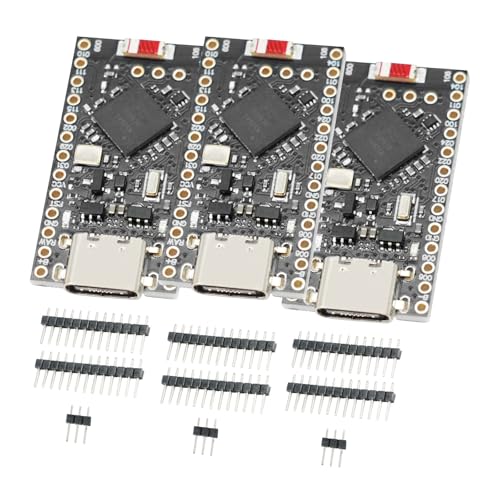 AYWHP Pro Micro NRF52840 Entwicklungsboard, Bluetooth 5.0 und USB C Board mit ARM Cortex-M4F (64 MHz), 1MB Flash & 256KB RAM, Pro Micro Entwicklungsboard Kompatibel mit Arduino（3Stück） von AYWHP