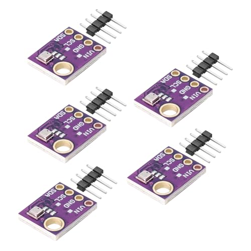 AYWHP 5 PCS 5V digitales Drucksensormodul Temperatur und Feuchtigkeitssensor Atmosphärendrucksensormodul IIC I2C kompatibel mit Arduino AYWHP 5 PCS 5V digitales Drucksensormodul Temperatur und Feuchtigkeitssensor Atmosphärendrucksensormodul IIC I2C kompatibel mit Arduino von AYWHP