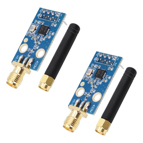 CC1101 SMA Antenne Funk Transceiver Modul AYWHP 2 Stück CC1101 Funkmodul 433M Digitales Übertragungsmodul 1.9-3.6V DC Kompatibel mit Arduino CC1101 SMA Antenne Funk Transceiver Modul AYWHP 2 Stück CC1101 Funkmodul 433M Digitales Übertragungsmodul 1.9-3.6V DC Kompatibel mit Arduino von AYWHP