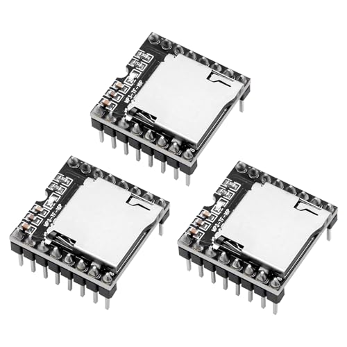 DFPlayer MP3 Module AYWHP 3 Stück Mini Dfplayer Player Master Module TF Karte U Disk Board kompatibel mit Arduino DFPlayer MP3 Module AYWHP 3 Stück Mini Dfplayer Player Master Module TF Karte U Disk Board kompatibel mit Arduino von AYWHP