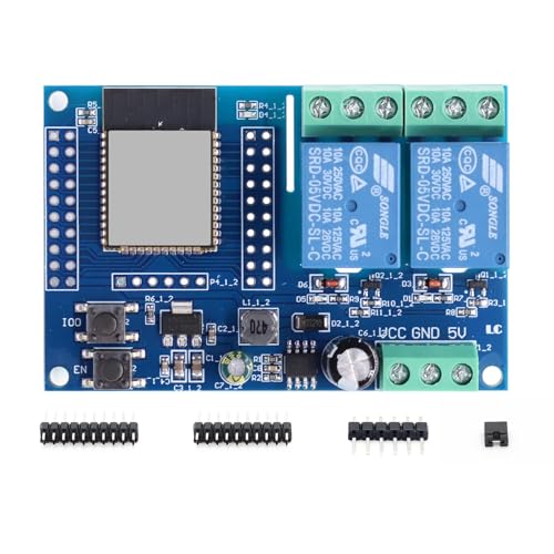 Für ESP-WM Relais Entwicklungsboard AYWHP für ESP Relais 2 Kanal Modul mit 4 MB Flash Dual WiFi DC5-60V Stromversorgung für Arduino IDE Für ESP-WM Relais Entwicklungsboard AYWHP für ESP Relais 2 Kanal Modul mit 4 MB Flash Dual WiFi DC5-60V Stromversorgung für Arduino IDE von AYWHP