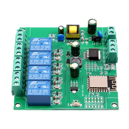 Für ESP Drahtloses WIFI Entwicklungs Platine AYWHP DC 7-12V WIFI 4 Kanal Relais Modul für Smart Home Access Control für drahtlose Steuerung Für ESP Drahtloses WIFI Entwicklungs Platine AYWHP DC 7-12V WIFI 4 Kanal Relais Modul für Smart Home Access Control für drahtlose Steuerung von AYWHP