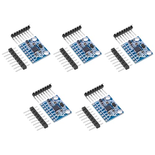 GY-521 MPU6050 Module AYWHP 5PCS 3 Achsen Gyroskop und 3 Achsen Beschleunigungsmesser 6DOF Sensormodul 16 Bit AD Konverter Datenausgang IIC I2C für Arduino GY-521 MPU6050 Module AYWHP 5PCS 3 Achsen Gyroskop und 3 Achsen Beschleunigungsmesser 6DOF Sensormodul 16 Bit AD Konverter Datenausgang IIC I2C für Arduino von AYWHP