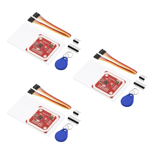 PN532 NFC NXP RFID Modul V3 Kit AYWHP 3PCS Nahfeldkommunikationsleser Modul Kit I2C,NFC RFID Card Read Module RFID Reader NFC Sticker kompatibel mit Arduino PN532 NFC NXP RFID Modul V3 Kit AYWHP 3PCS Nahfeldkommunikationsleser Modul Kit I2C,NFC RFID Card Read Module RFID Reader NFC Sticker kompatibel mit Arduino von AYWHP