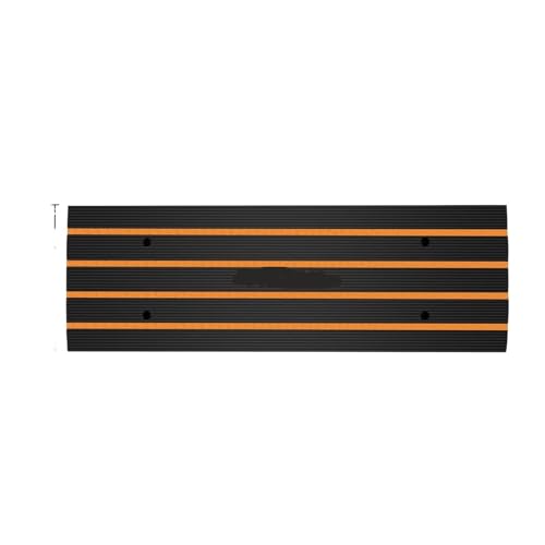 AYWTIUN 1/2/3 Packungen Kabelschutzrampe Bordsteinkante Gummi Auffahrt Schwellenbrücke Erweiterbare Rampen for Ladedock Garage Bürgersteig für Geschwindigkeitsbegrenzungen(2Pack) von AYWTIUN
