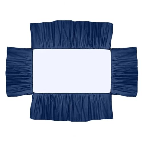 AYWTIUN Bettrock für Babybett Kinderbettbezug, weicher, elastischer Kinderbettrock for Kleinkinderschlafzimmer, einfache Installation, verstellbar, plissiert, for Jungen(Dark Blue) von AYWTIUN
